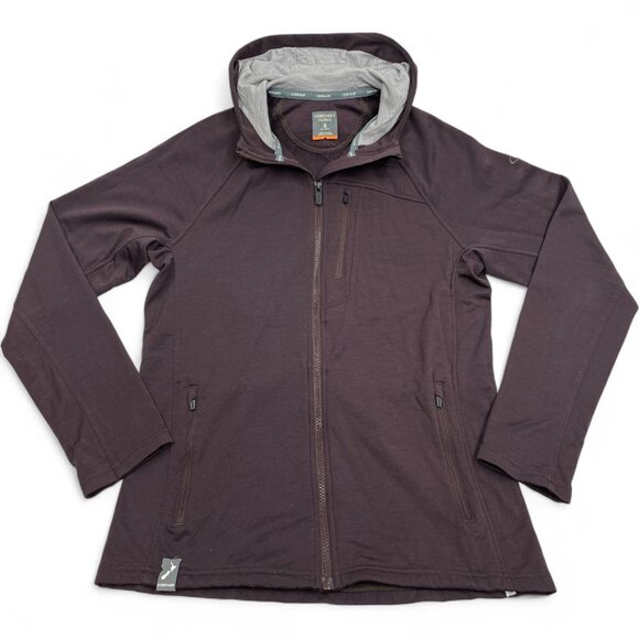 Icebreaker Merino Wool Men's Small Full Zip Hoodie Hooded Jacket Sweatshirt - Picture 1 of 11